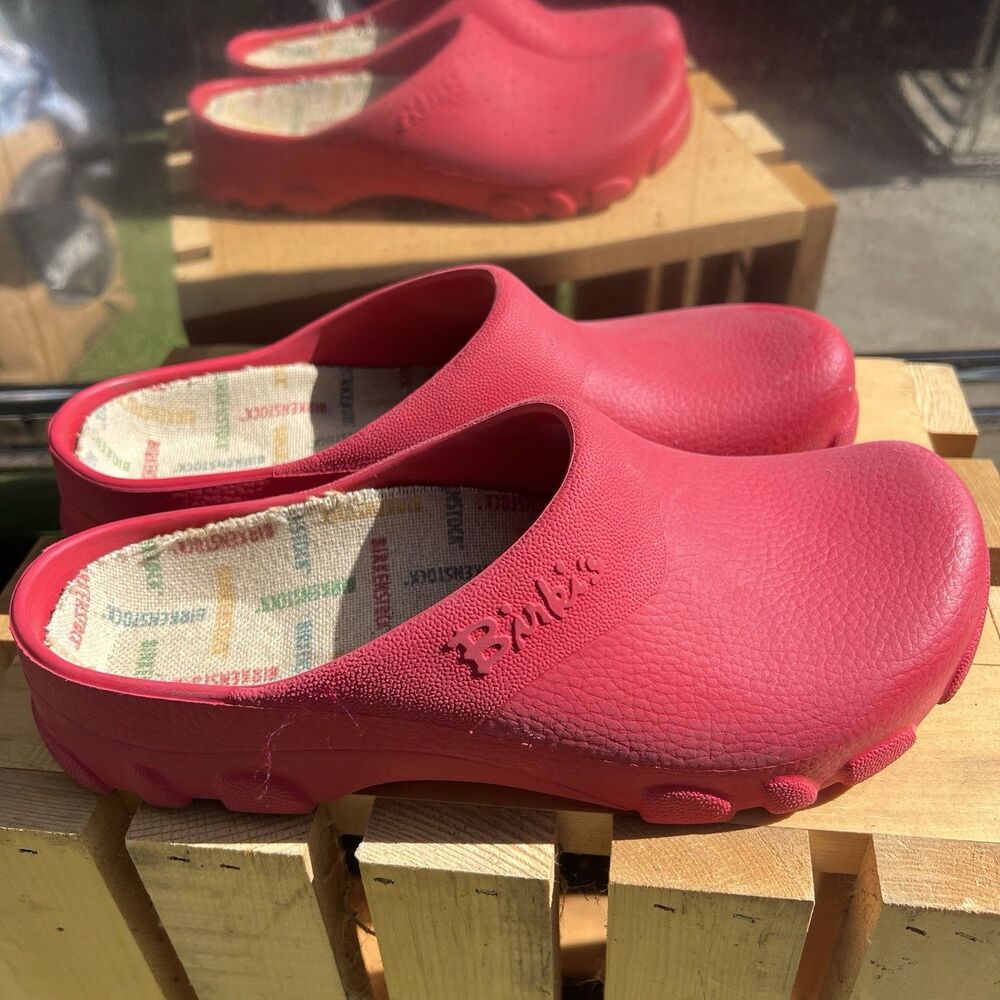 Birkenstock Super Birki 2.0 PU Garden Work Shoes Clogs Mules W9 40
